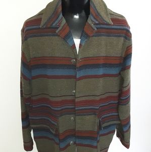 WOOLRICH Southwestern Design Blanket Coat